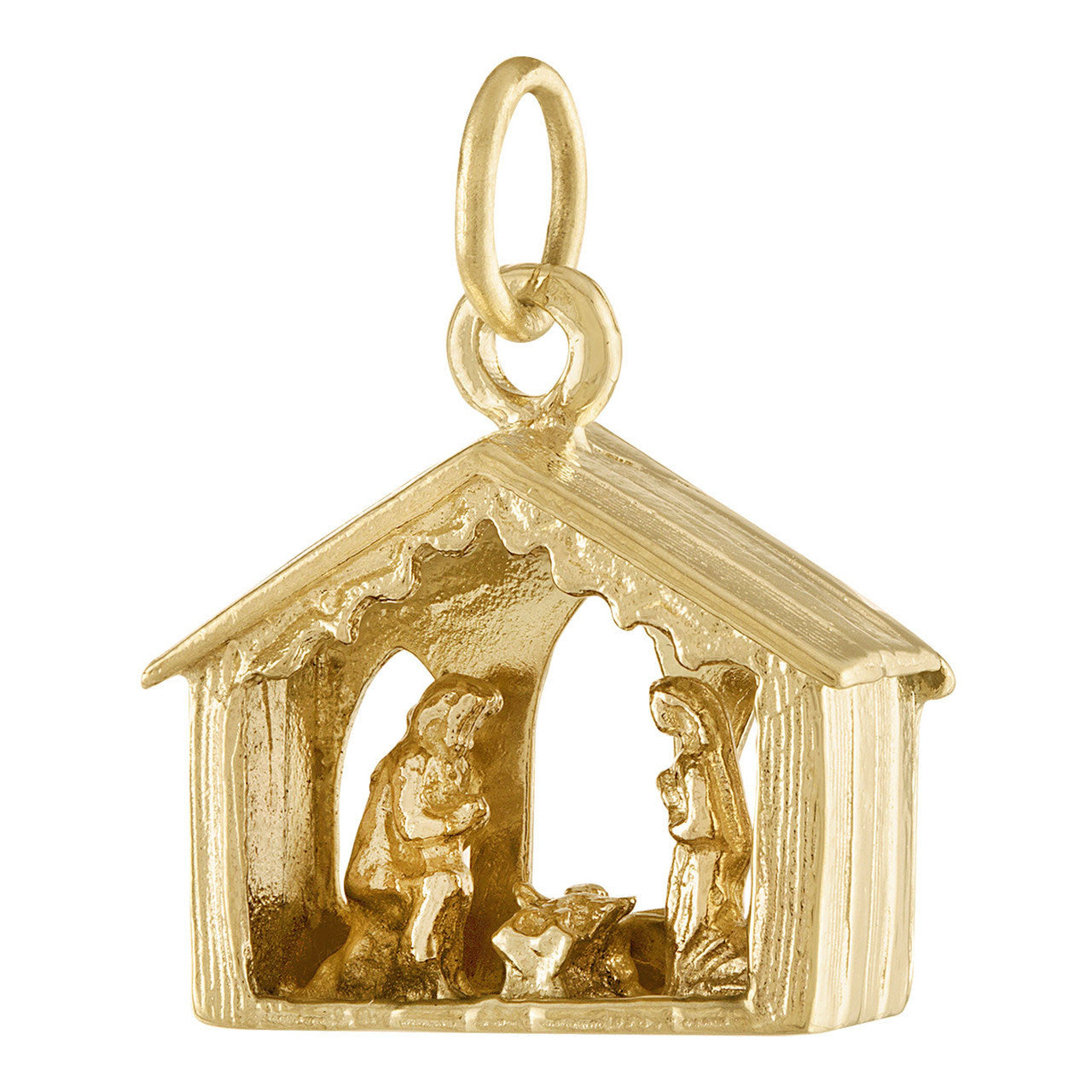 Creche – Nativity Scene 14k Gold Charm